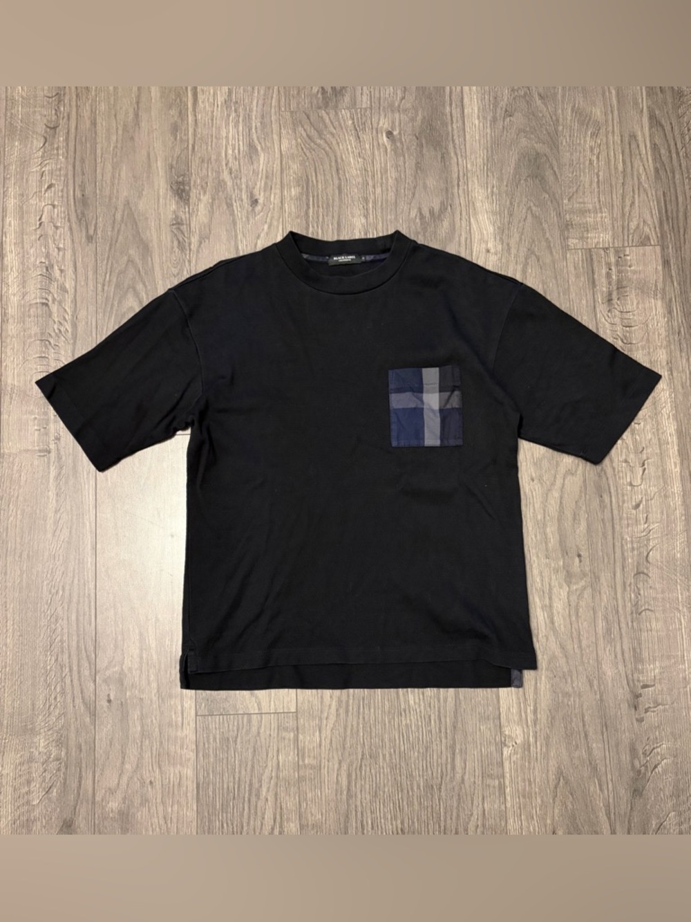 Black Label Burberry crestbridge Black Short-Sleeve Tee